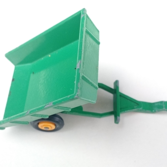 Lesney Other - LESNEY Miniature Farm Tractor Trailer Metal Die Cast Matchbox Toy No51